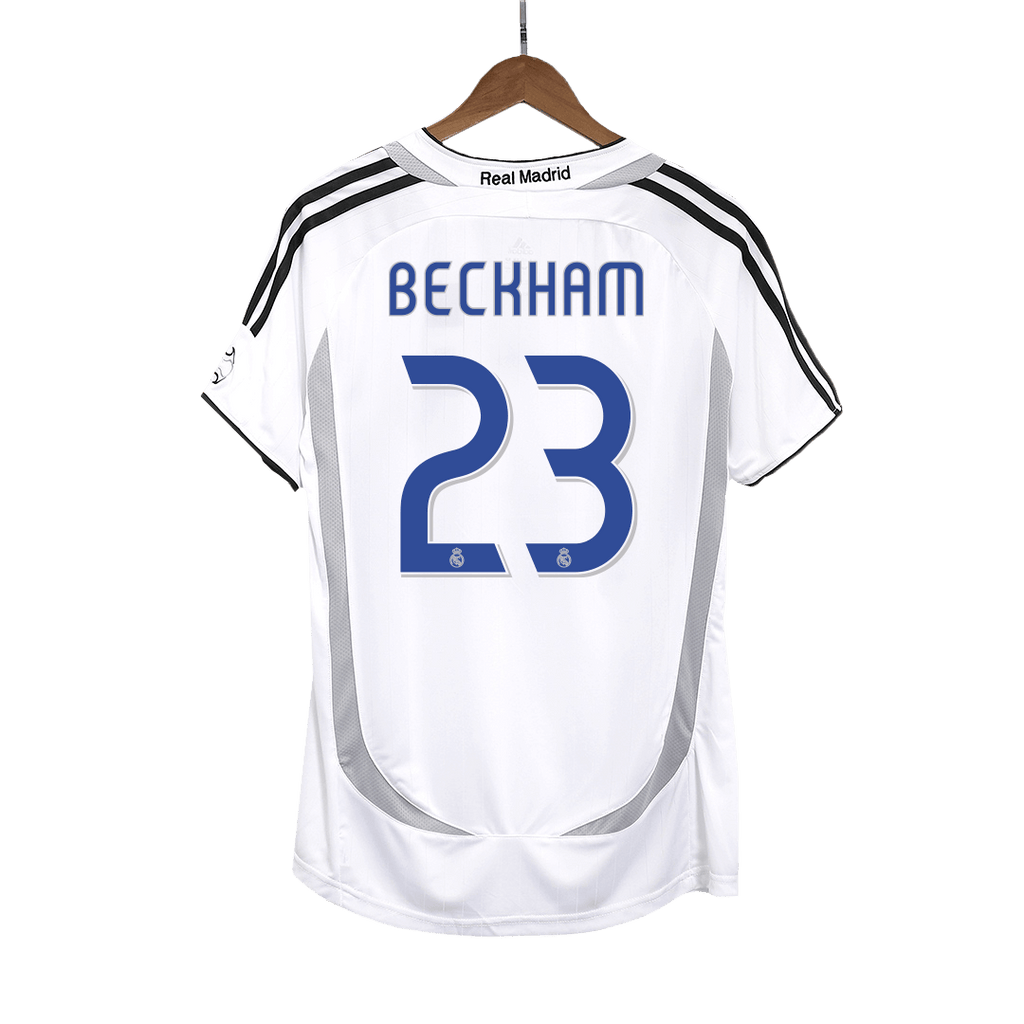 Real Madrid BECKHAM #23 Home Soccer Jersey Retro 2006/07 - Football Shirt | SmartJerseys | Official Quality