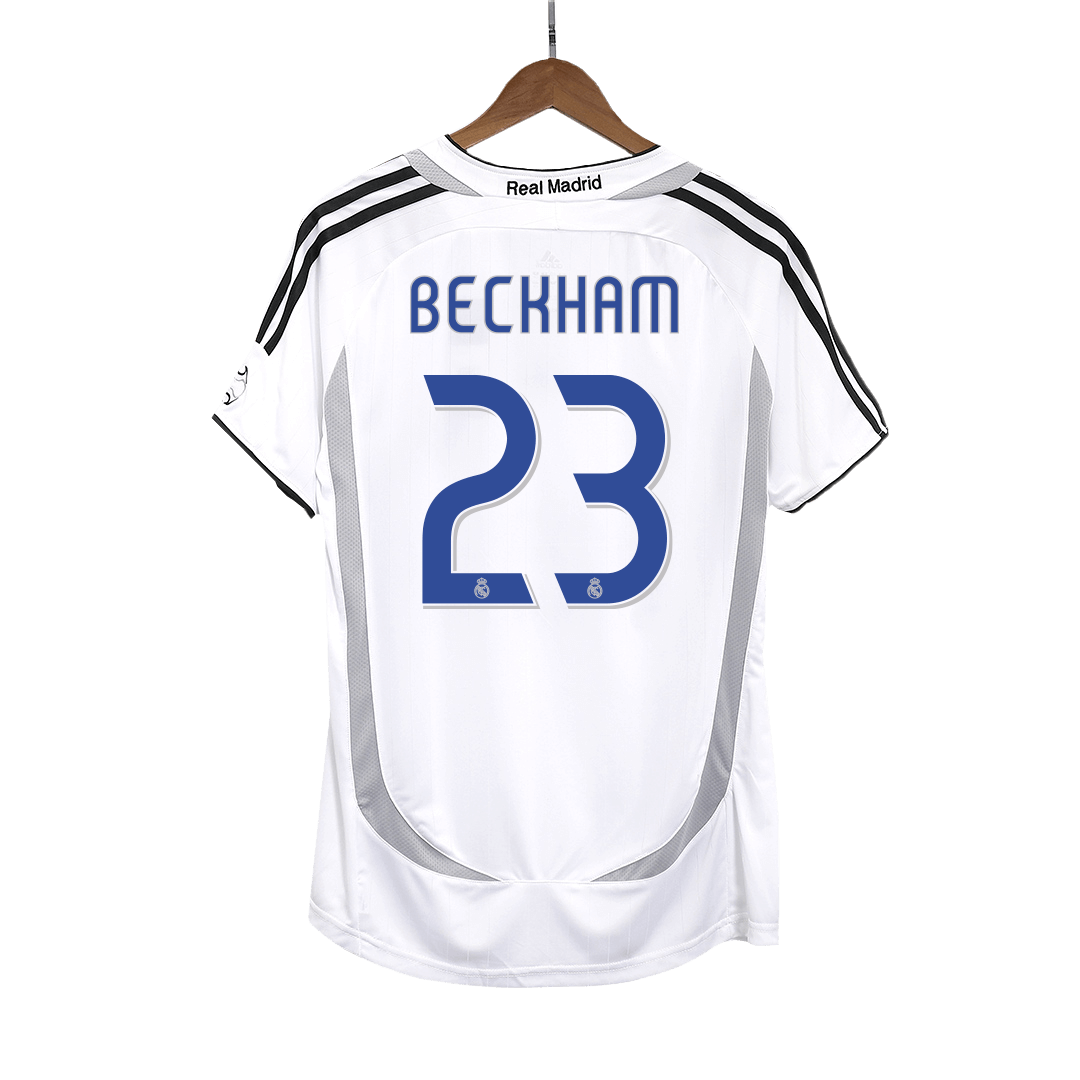 Real Madrid BECKHAM #23 Home Soccer Jersey Retro 2006/07 - Football Shirt | SmartJerseys | Official Quality