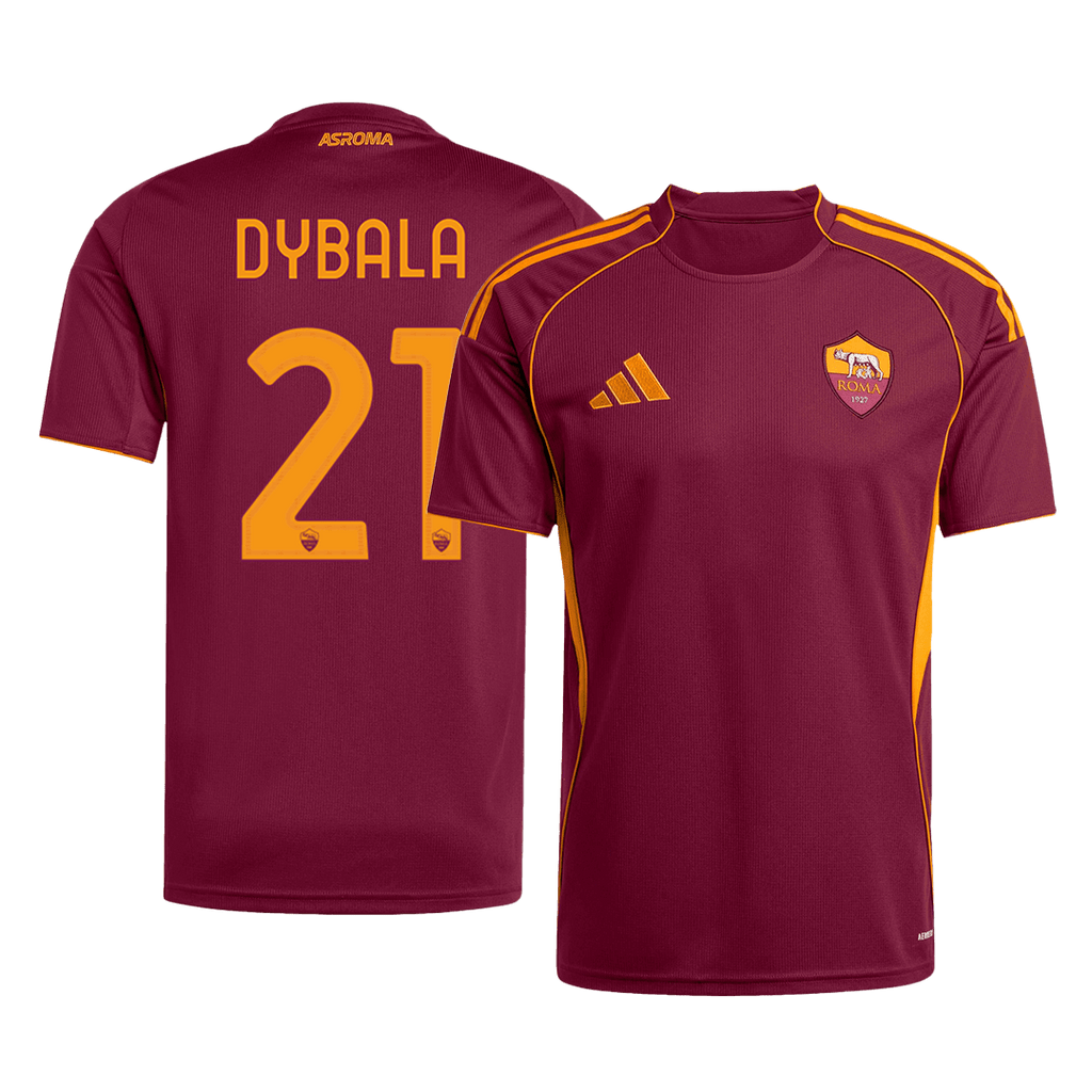 Maillot domicile de football Roma DYBALA n° 21 2025/26