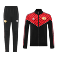 Manchester United Training Kit 2025/26 - Red&Black (Jacket+Pants) - Football Shirt | SmartJerseys | Official Quality