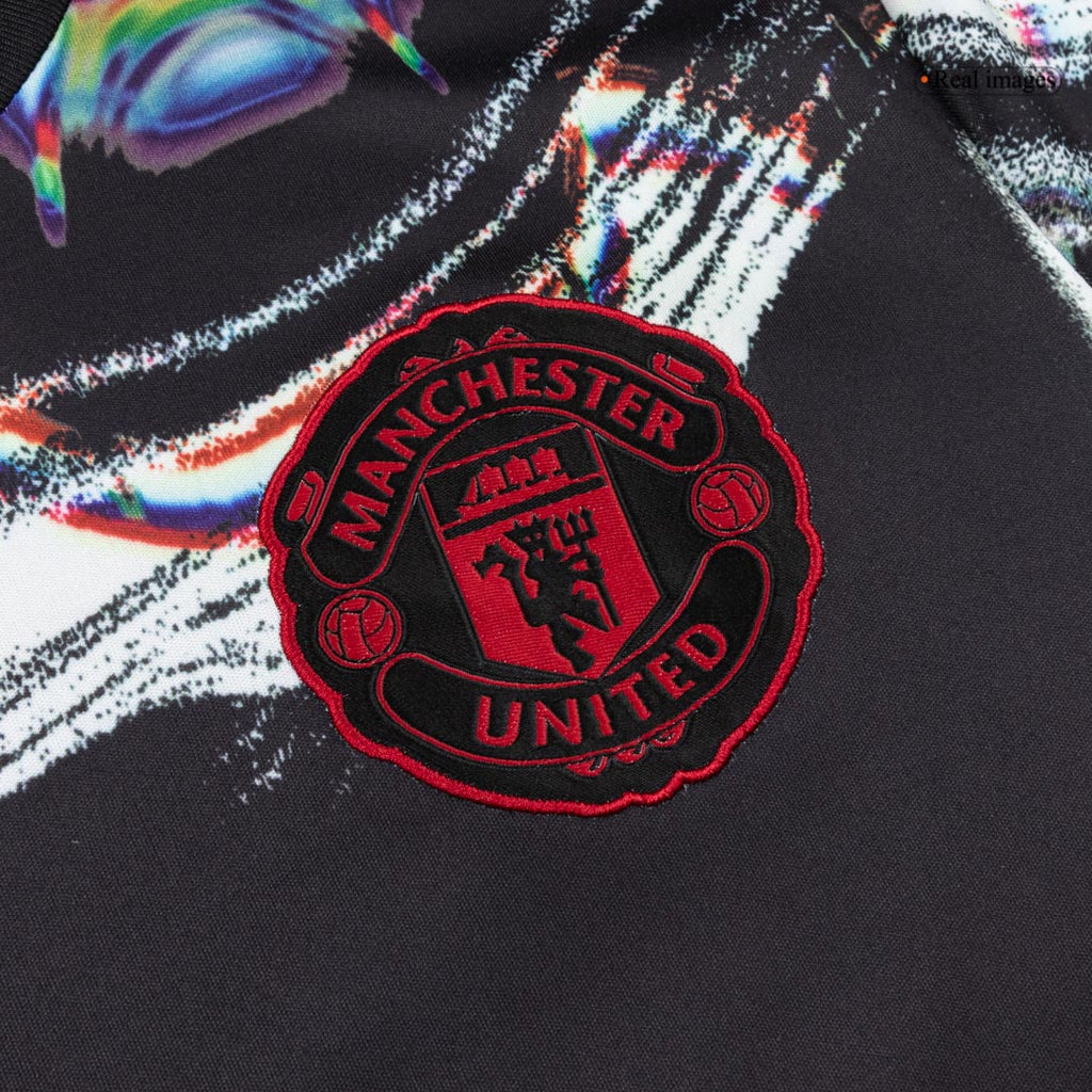 Manchester United Long Sleeve Pre-Match Soccer Jersey 2025/26