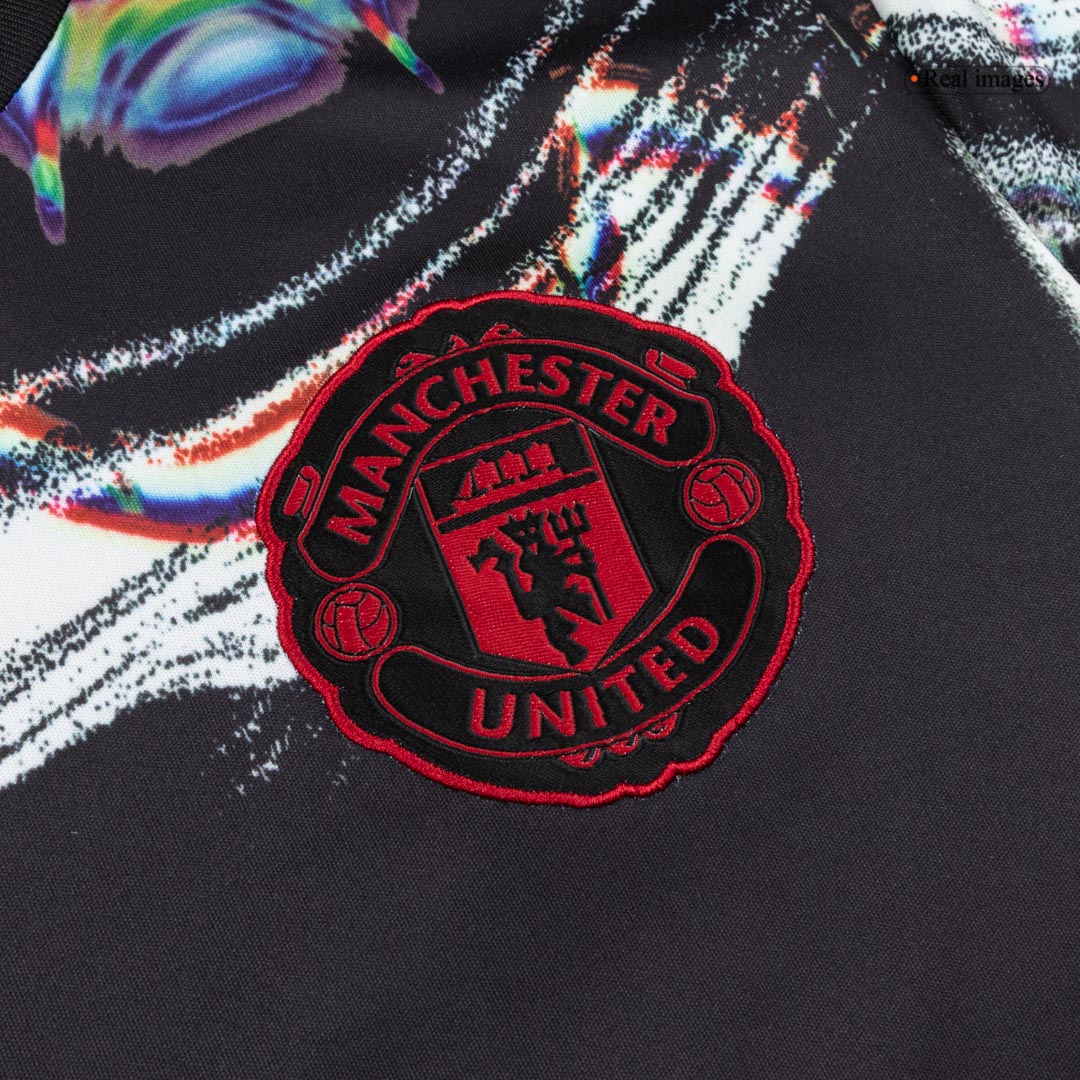 Manchester United Long Sleeve Pre-Match Soccer Jersey 2025/26