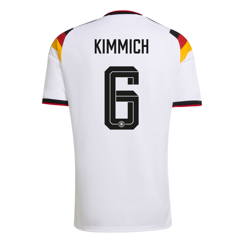 KIMMICH #6 Germany Home Soccer Jersey World Cup 2026 White
