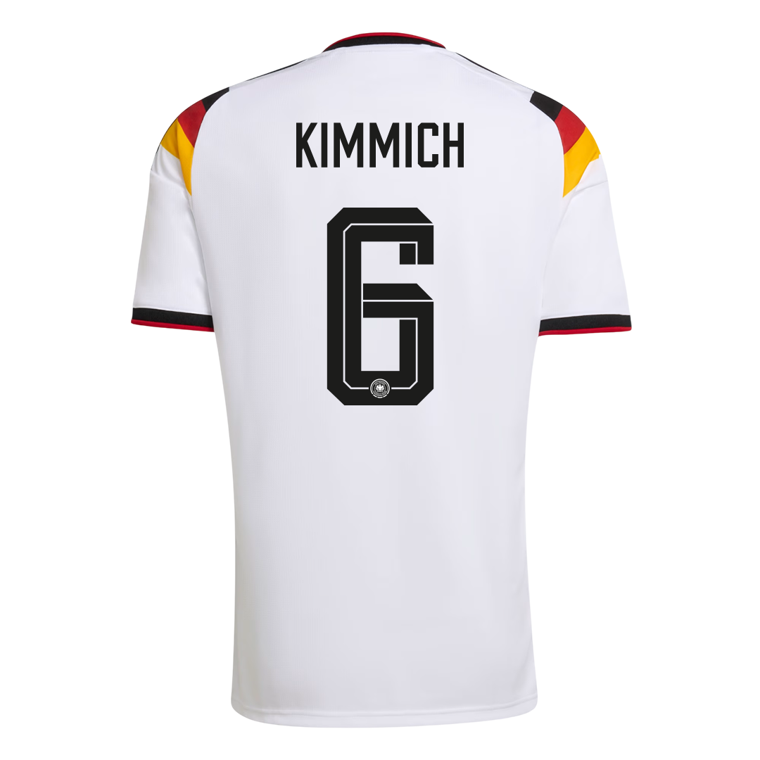KIMMICH #6 Germany Home Soccer Jersey World Cup 2026 White