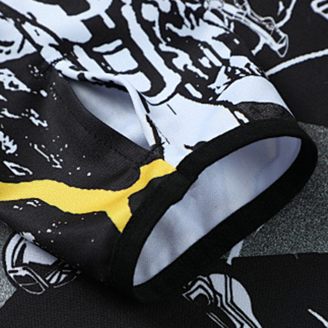 Kid's Real Madrid x MARVEL Zipper Sweatshirt Kit(Top+Pants) 25/26 Black