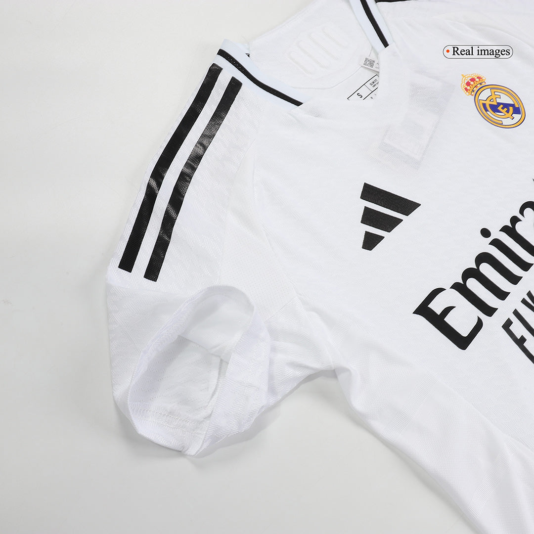 Real Madrid Home Soccer Jersey Kit Authentic 2024/25 (Jersey+Shorts)