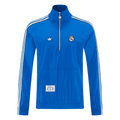 Real Madrid 1/2 Zipper Windbreaker Jacket Blue 2026