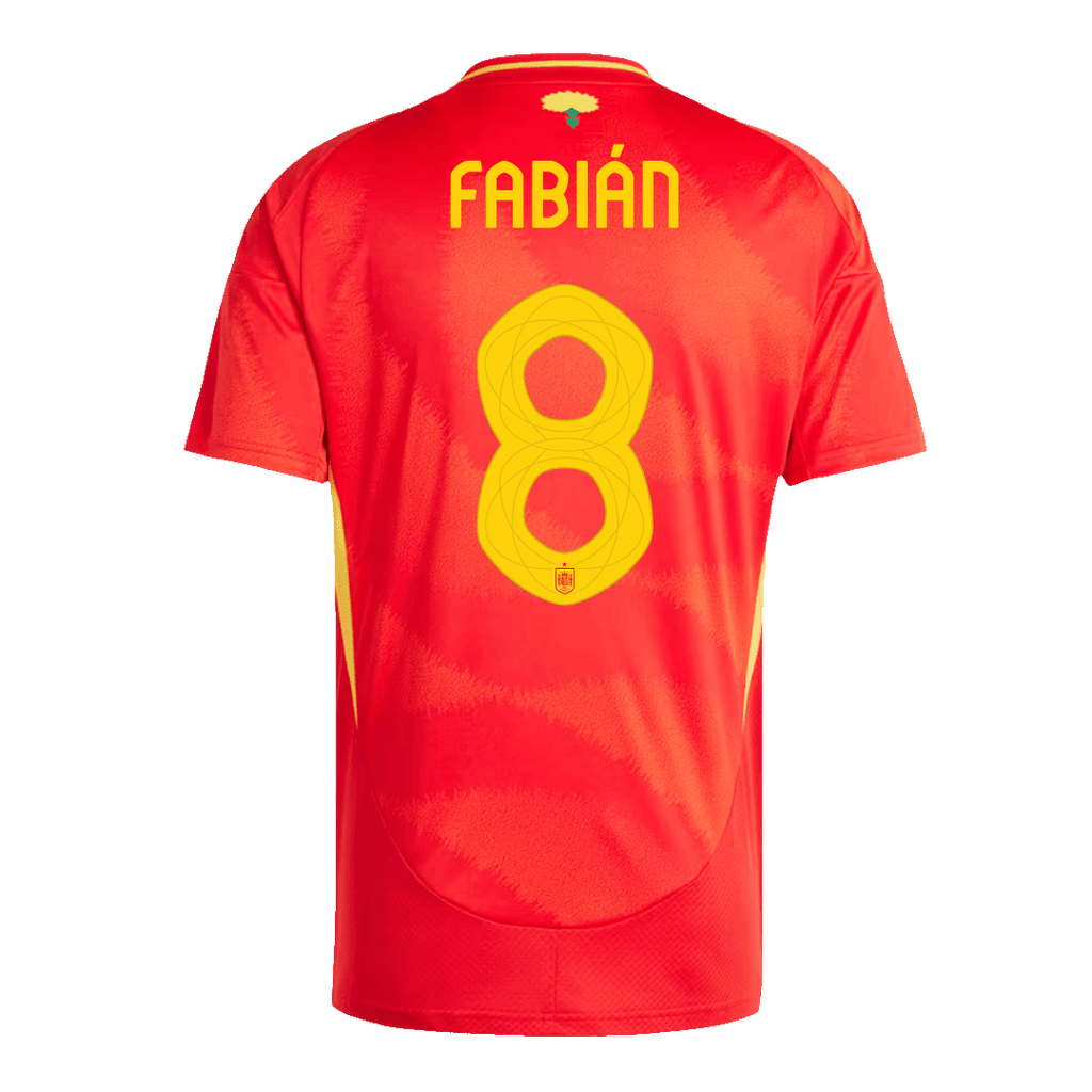 España FABIÁN #8 Camiseta local EURO 2024
