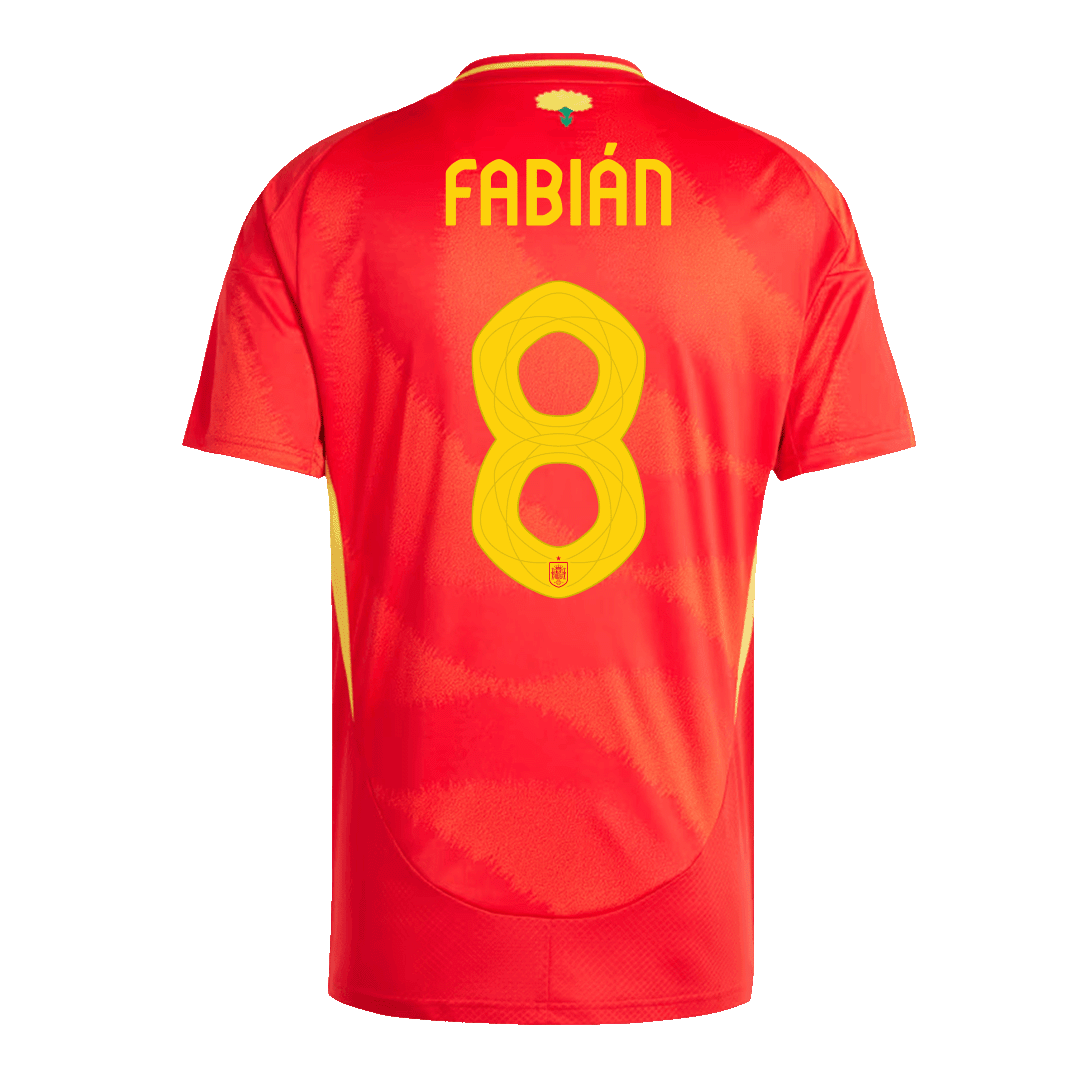 España FABIÁN #8 Camiseta local EURO 2024