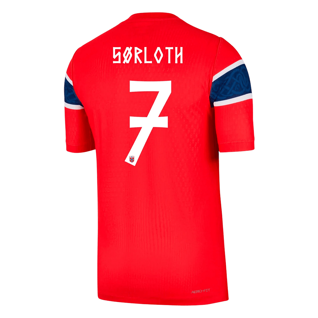 Norway SØRLOTH #7 Home Soccer Jersey Authentic 2026