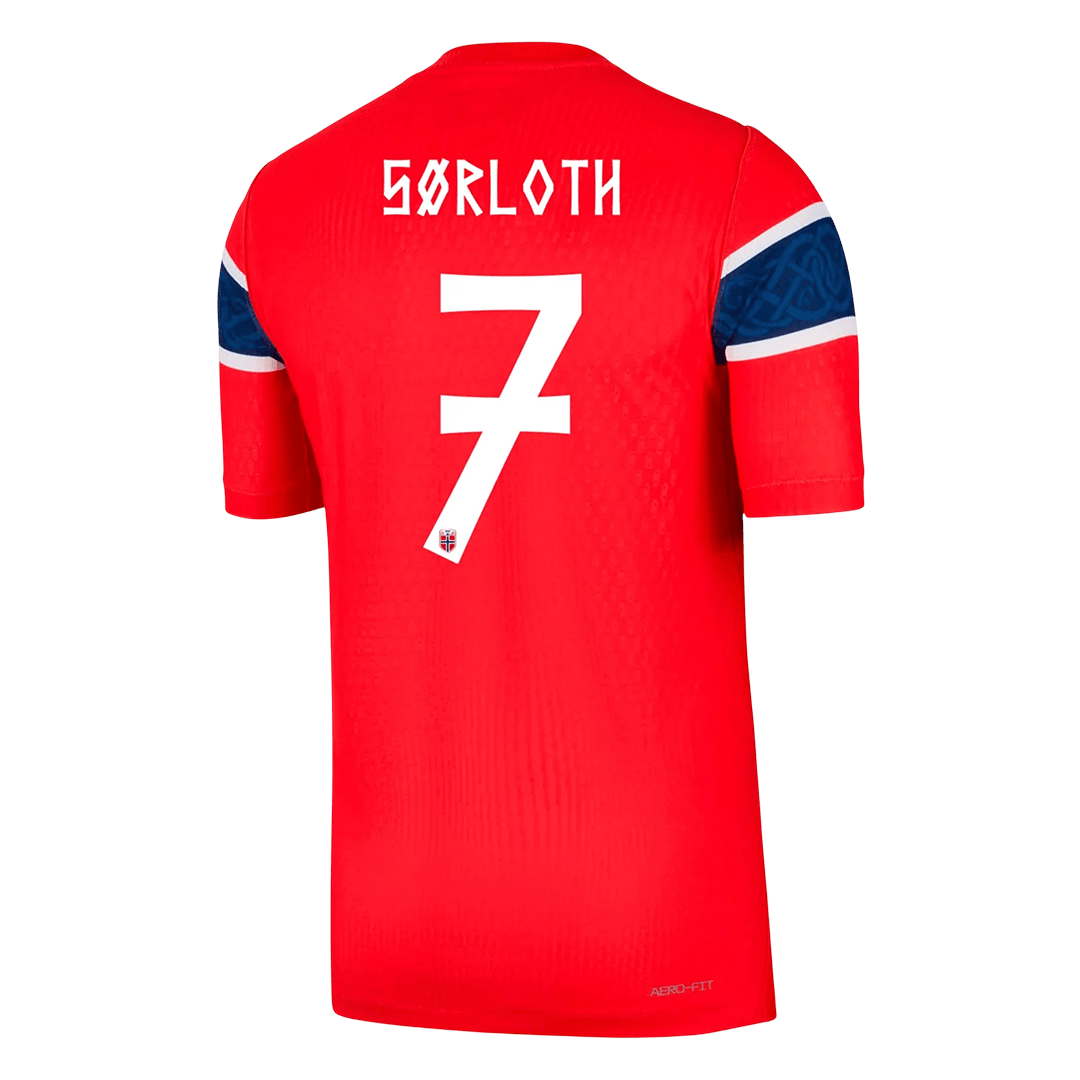 Norway SØRLOTH #7 Home Soccer Jersey Authentic 2026