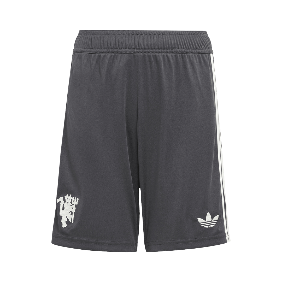 Manchester United Third Away Soccer Shorts 2024/25 - Football Shirt | SmartJerseys | Official Quality