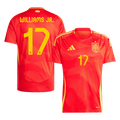 Spain WILLIAMS JR. #17 Home Jersey EURO 2024 - Football Shirt | SmartJerseys | Official Quality