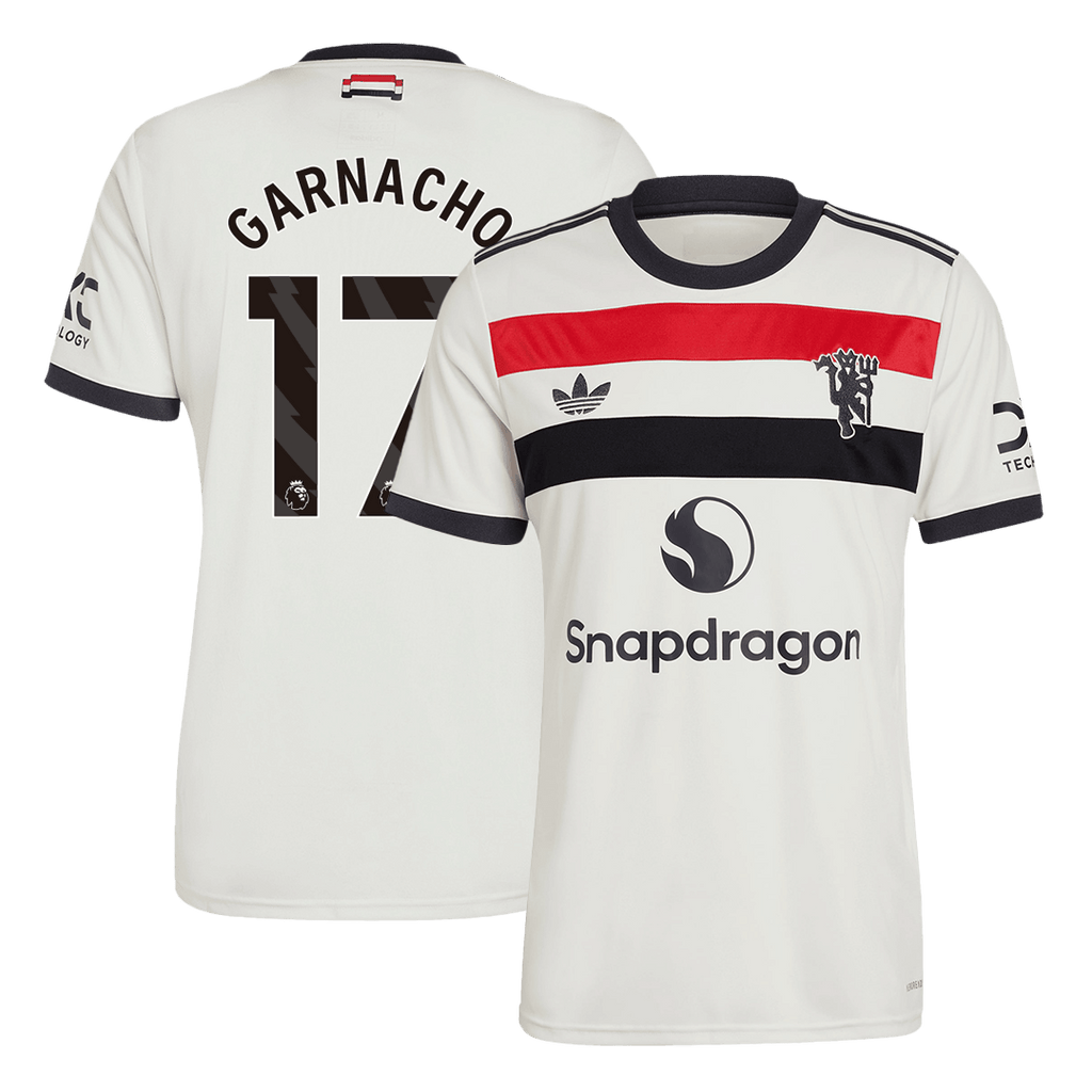 Manchester United GARNACHO #17 Third Away Soccer Jersey 2024/25 - Football Shirt | SmartJerseys | Official Quality