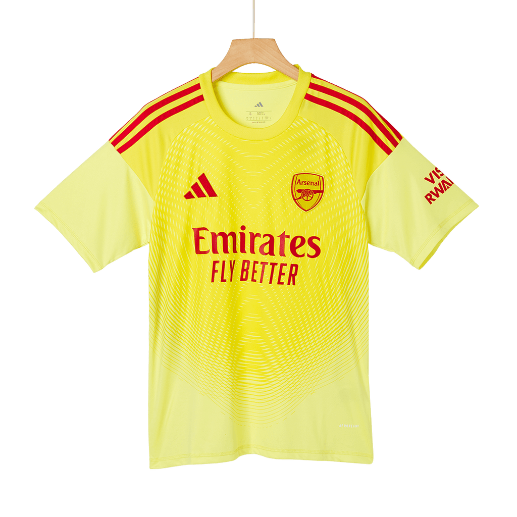 Arsenal Goalkeeper Soccer Jersey 2025/26 Yellow