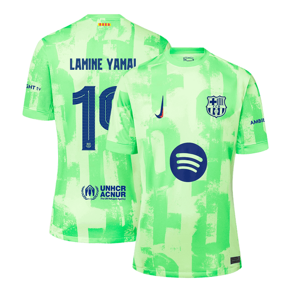 Barcelona LAMINE YAMAL #19 Third Away Jersey 2024/25 - UCL（Spotify Logo Without Text） - Football Shirt | SmartJerseys | Official Quality