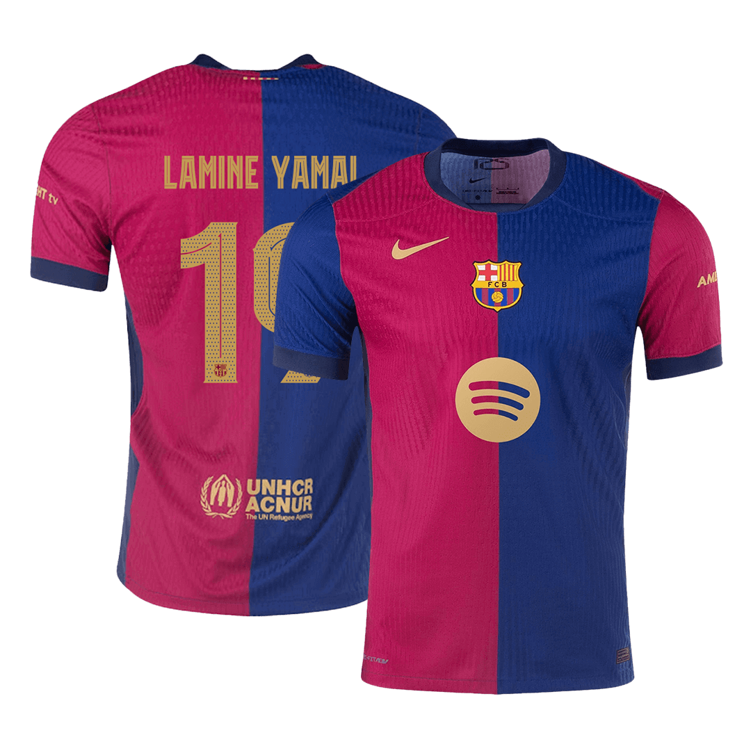 Barcelona LAMINE YAMAL #19 Home Jersey Authentic 2024/25 - UCL Spotify Logo Without Text - Football Shirt | SmartJerseys | Official Quality