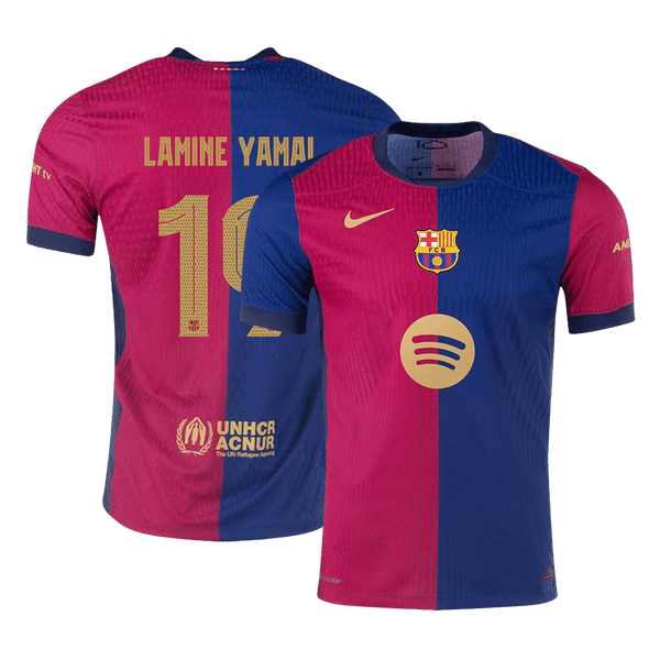 Barcelona LAMINE YAMAL #19 Home Jersey Authentic 2024/25 - UCL Spotify Logo Without Text - Football Shirt | SmartJerseys | Official Quality