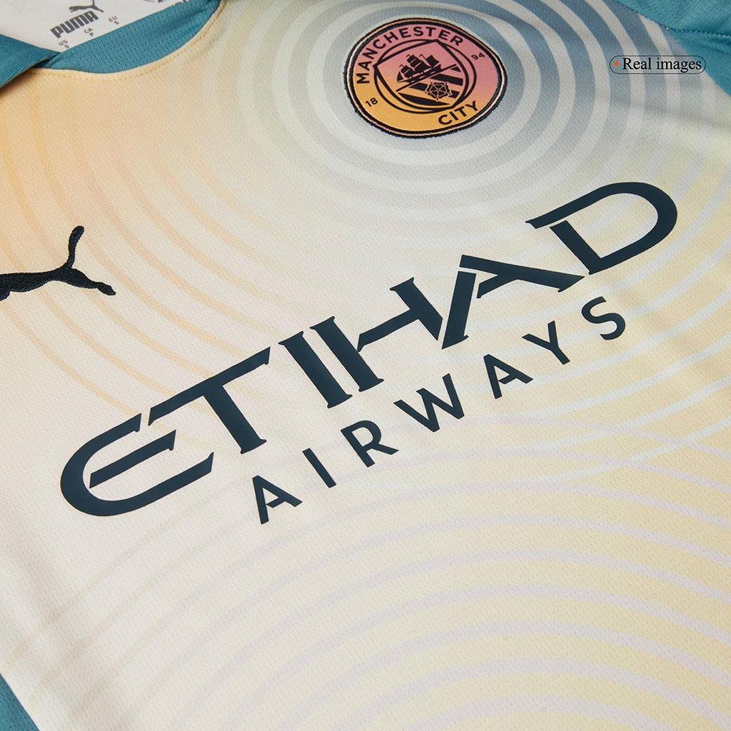 Manchester City DE BRUYNE #17 Fourth Away Soccer Jersey 2024/25 - Definitely City