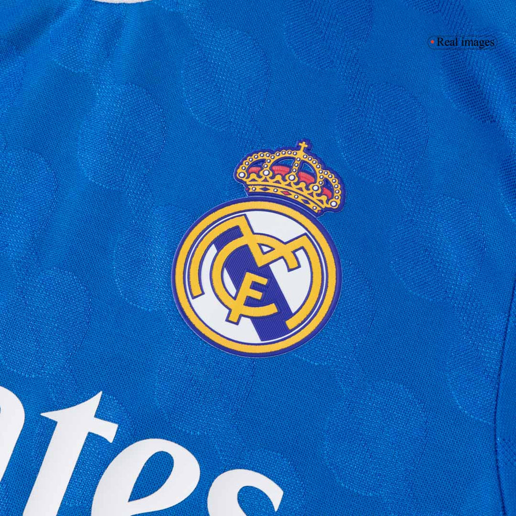 F. MENDY #23 Authentic Real Madrid Third Away Soccer Jersey 2025/26 Blue