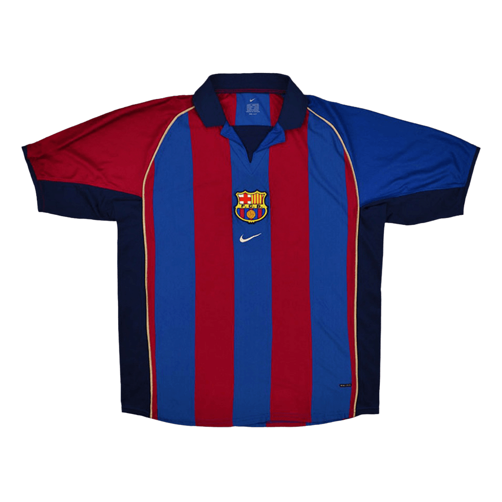 Barcelona Home Soccer Jersey Retro 2001/02 - Football Shirt | SmartJerseys | Official Quality