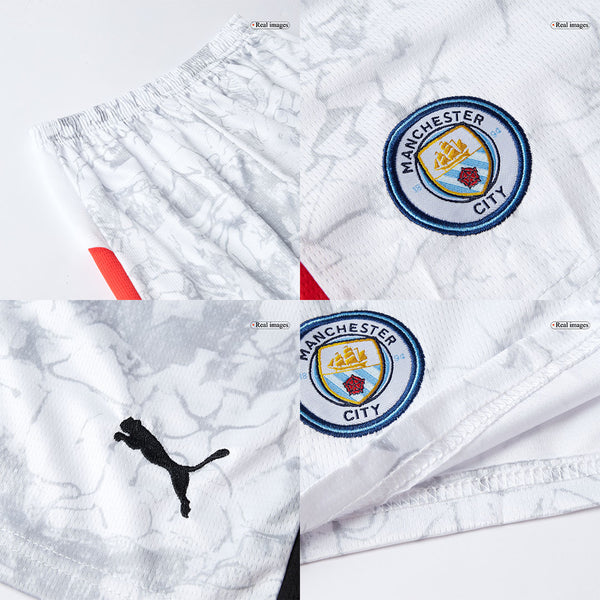 Manchester City Soccer Jersey Kit 2025/26 Kids(Jersey+Shorts)