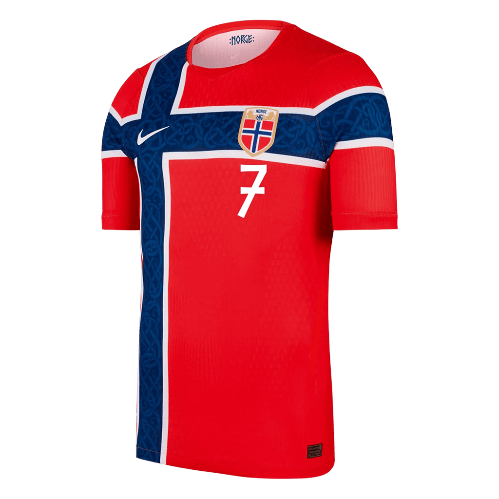 Norway SØRLOTH #7 Home Soccer Jersey Authentic 2026