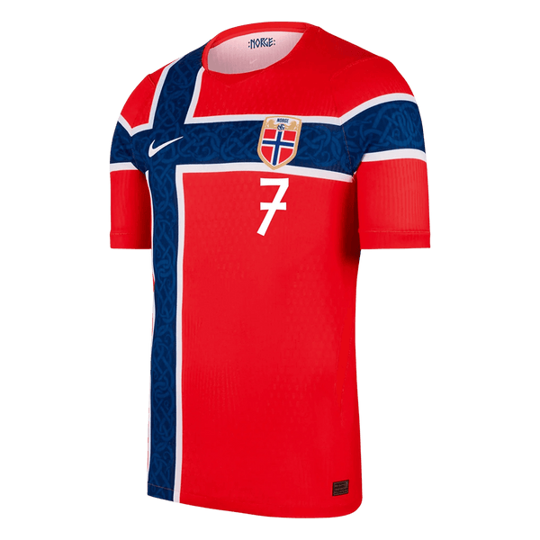 Norway SØRLOTH #7 Home Soccer Jersey Authentic 2026