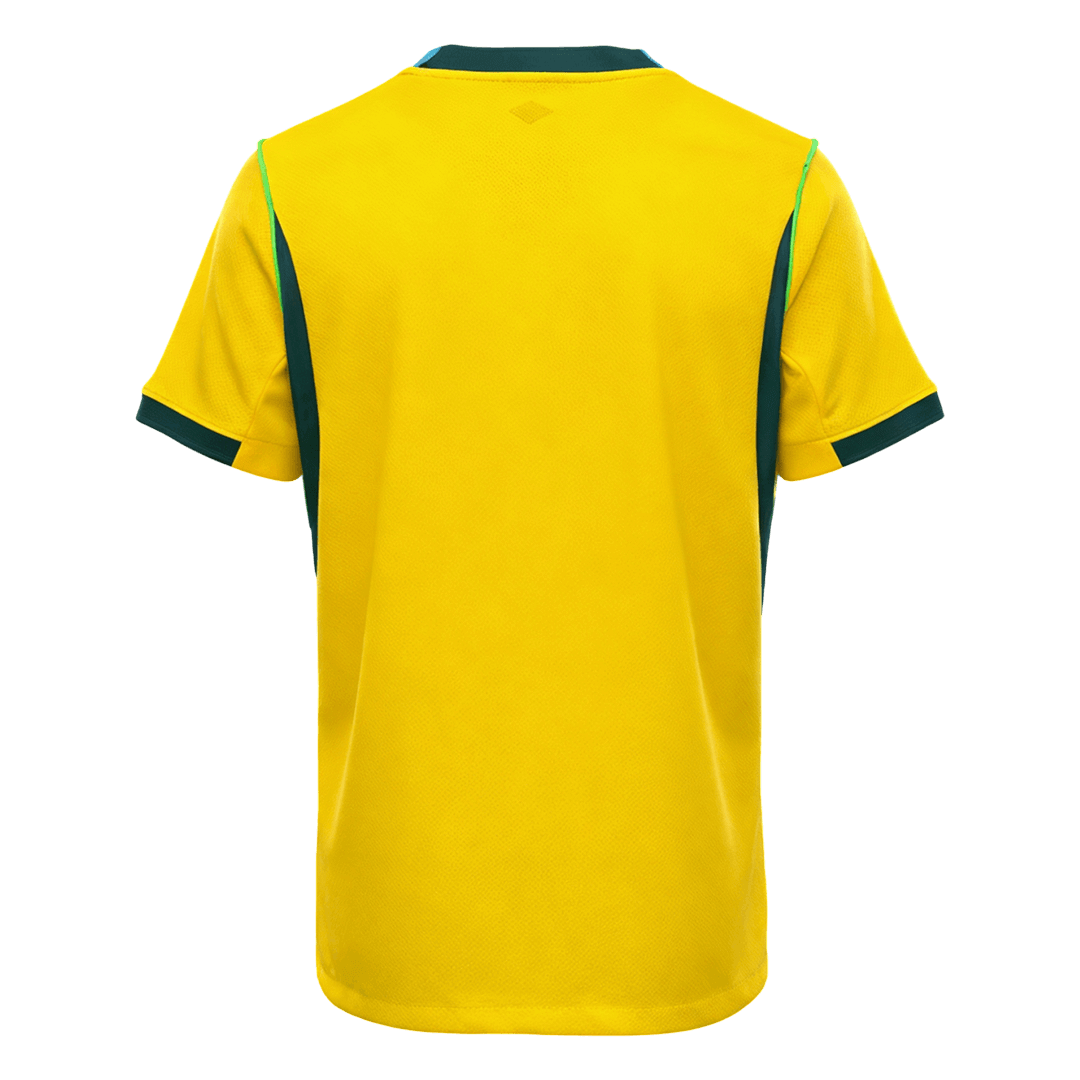 Camiseta de fútbol local de Brasil Copa Mundial 2026 Amarilla