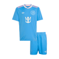 Kid's Inter Miami Third away Soccer Jersey Kit(Jersey+Shorts) 2025 Blue - Football Shirt | SmartJerseys | Official Quality