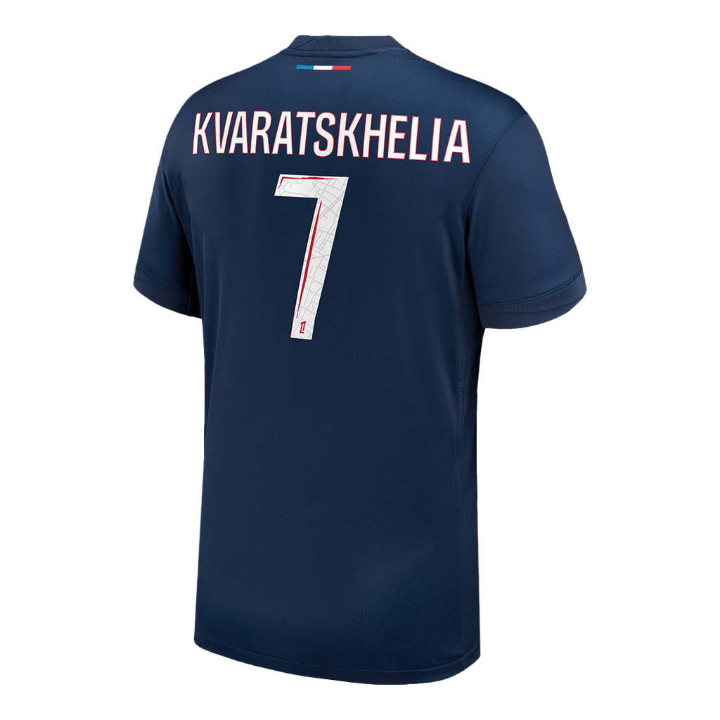 PSG KVARATSKHELIA #7 Home Soccer Jersey 2024/25