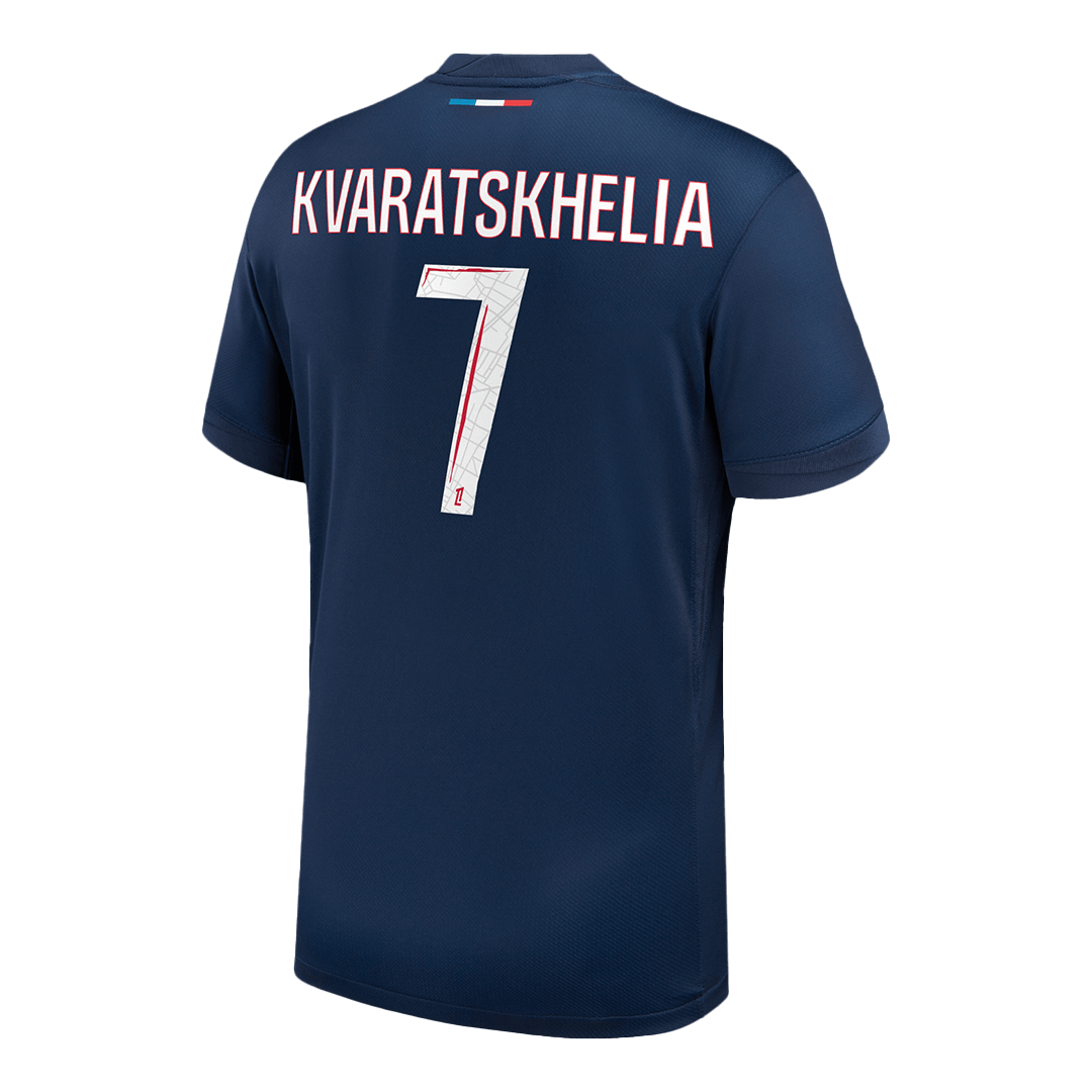 PSG KVARATSKHELIA #7 Home Soccer Jersey 2024/25