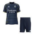 Real Madrid Away Soccer Jersey Kit Authentic 2025/26 (Jersey+Shorts) - Football Shirt | SmartJerseys | Official Quality