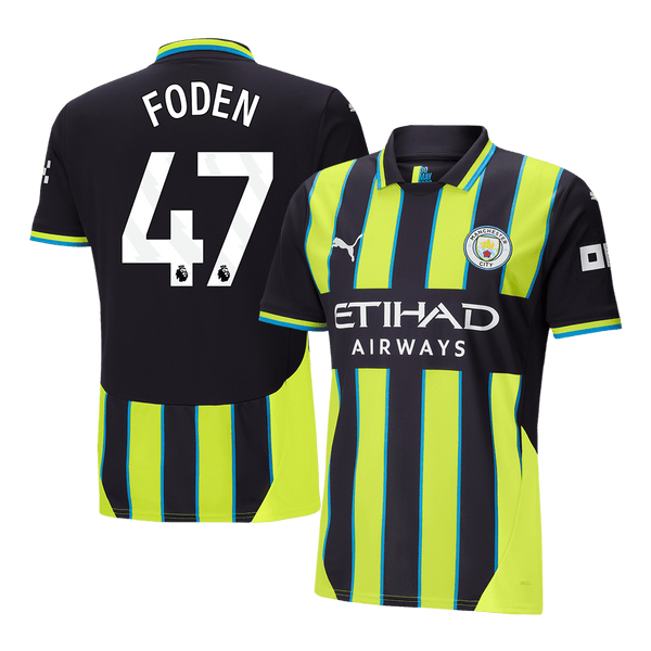 Manchester City FODEN #47 Away Soccer Jersey 2024/25 - Football Shirt | SmartJerseys | Official Quality