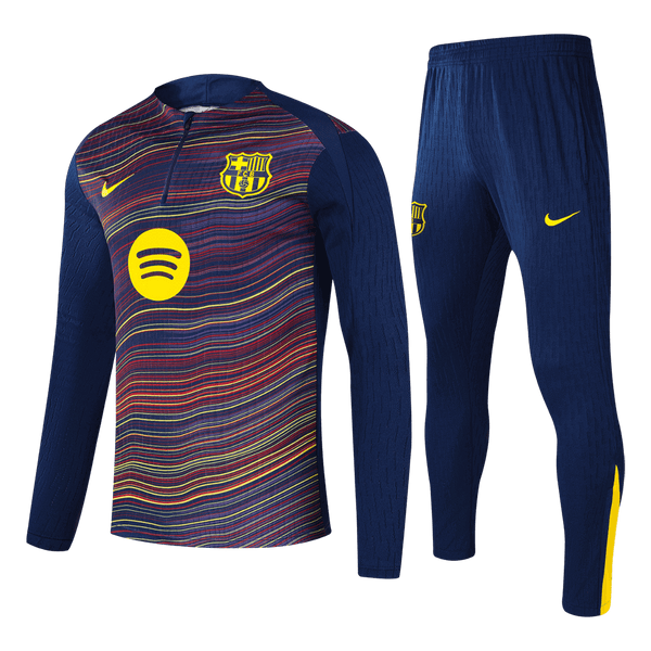 Kid's Barcelona Zipper Sweatshirt Kit(Top+Pants) 25/26 Colorful - Football Shirt | SmartJerseys | Official Quality
