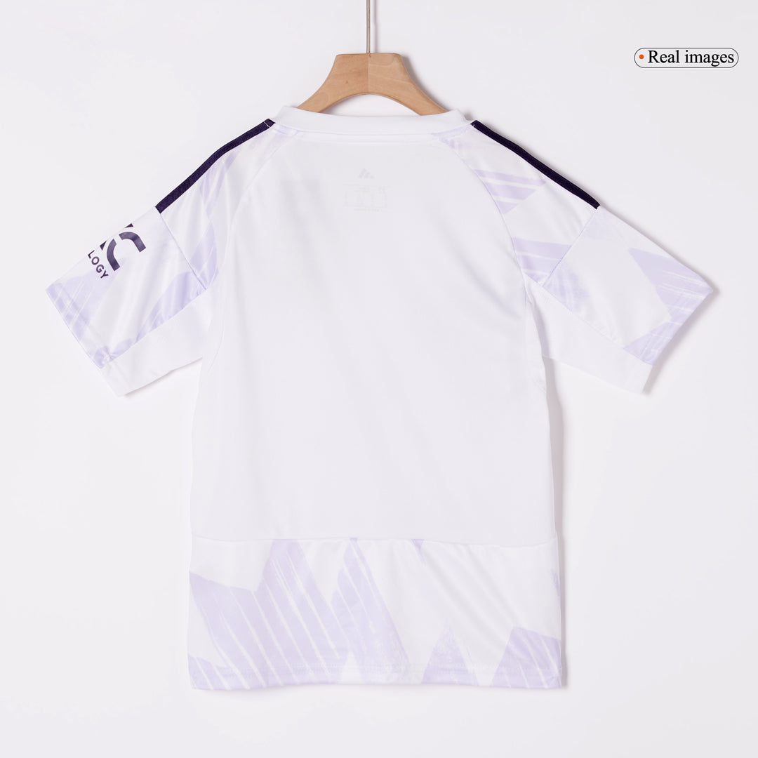 Manchester United Away Soccer Jersey Kit 2025/26 Kids(Jersey+Shorts)