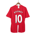 Manchester United ROONEY #10 Home Soccer Jersey Retro 2007/08 - Football Shirt | SmartJerseys | Official Quality