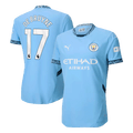 Manchester City DE BRUYNE #17 Home Jersey Authentic 2024/25 - Football Shirt | SmartJerseys | Official Quality