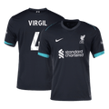 Liverpool VIRGIL #4 Away Soccer Jersey 2024/25 - Football Shirt | SmartJerseys | Official Quality