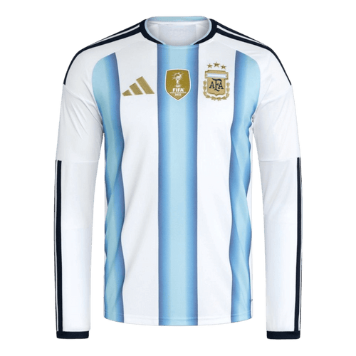 Argentina Long Sleeve Home Soccer Jersey 2026 - Football Shirt | SmartJerseys | Official Quality