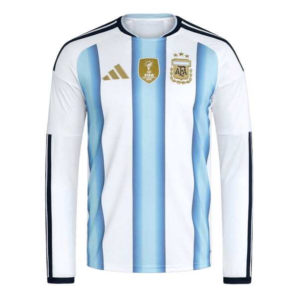 Argentina Long Sleeve Home Soccer Jersey 2026 - Football Shirt | SmartJerseys | Official Quality