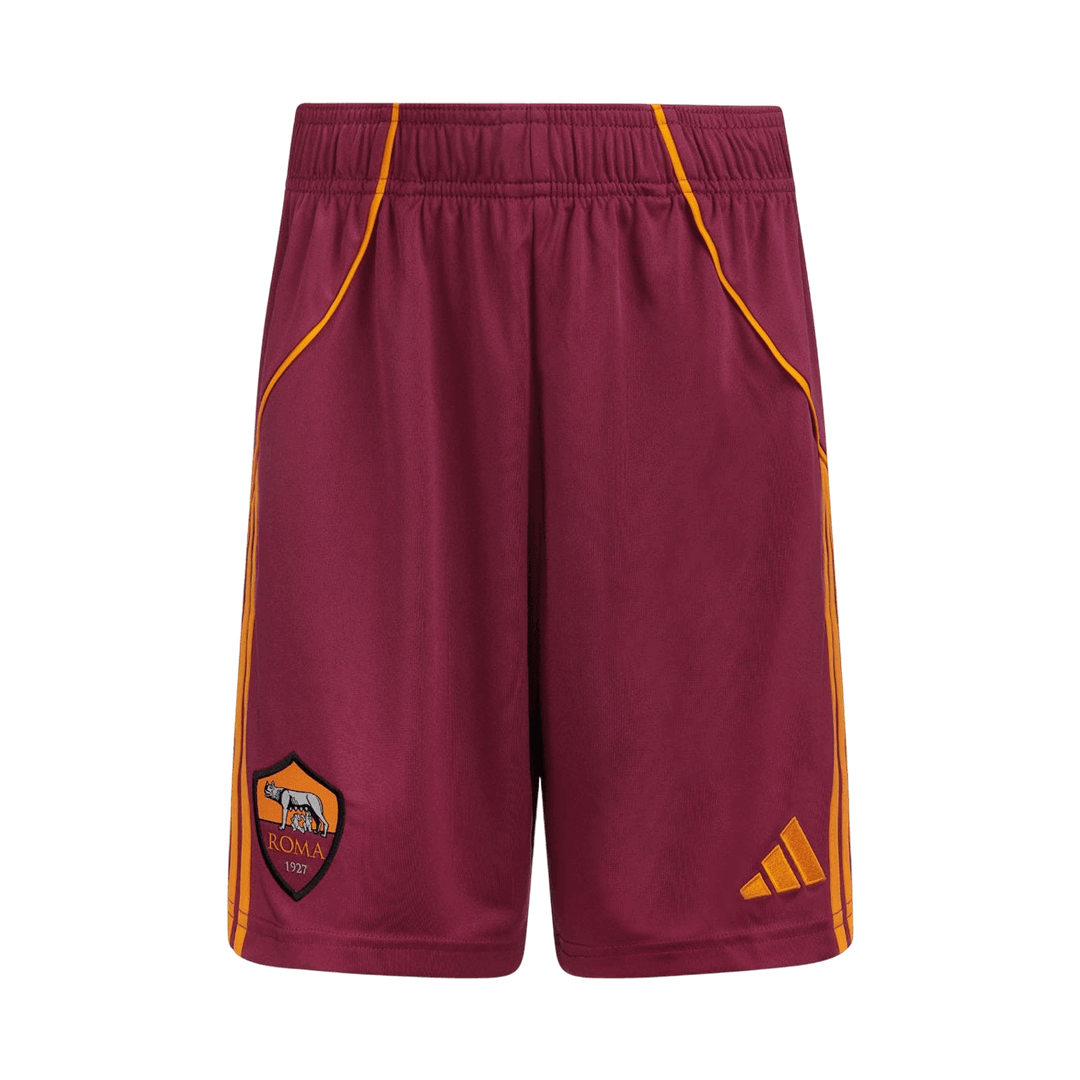 Roma Home Soccer Shorts 2025/26 - Football Shirt | SmartJerseys | Official Quality