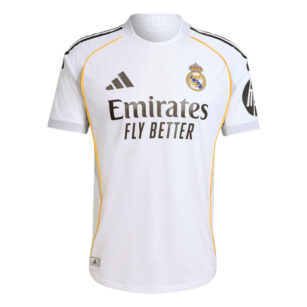Authentic Real Madrid Home Soccer Jersey 2025/26 White - Football Shirt | SmartJerseys | Official Quality