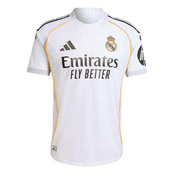 Authentic Real Madrid Home Soccer Jersey 2025/26 White - Football Shirt | SmartJerseys | Official Quality