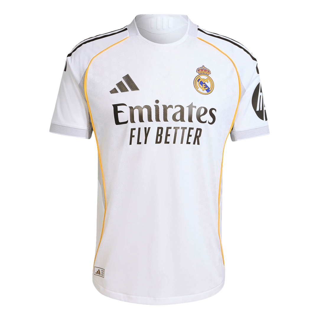 Camiseta de fútbol local VINI JR. #7 del Real Madrid auténtica 2025/26