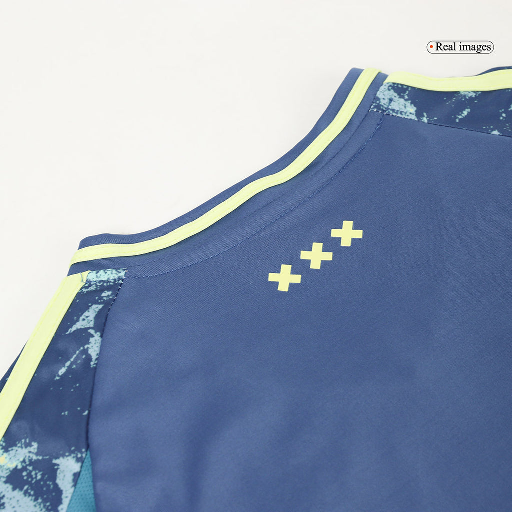 Tenue de football extérieure de l'Ajax pour enfant (maillot + short) 2024/25