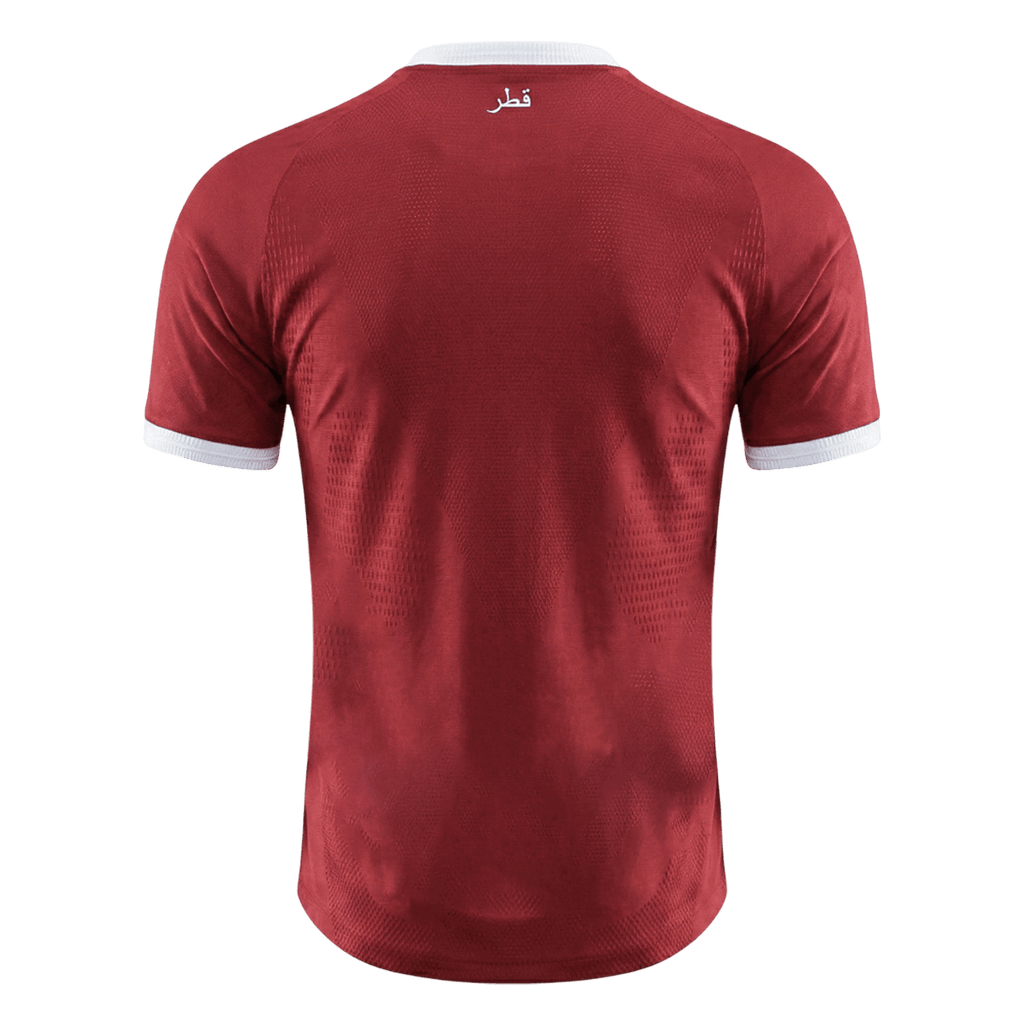 Qatar Home Soccer Jersey Authentic 2026