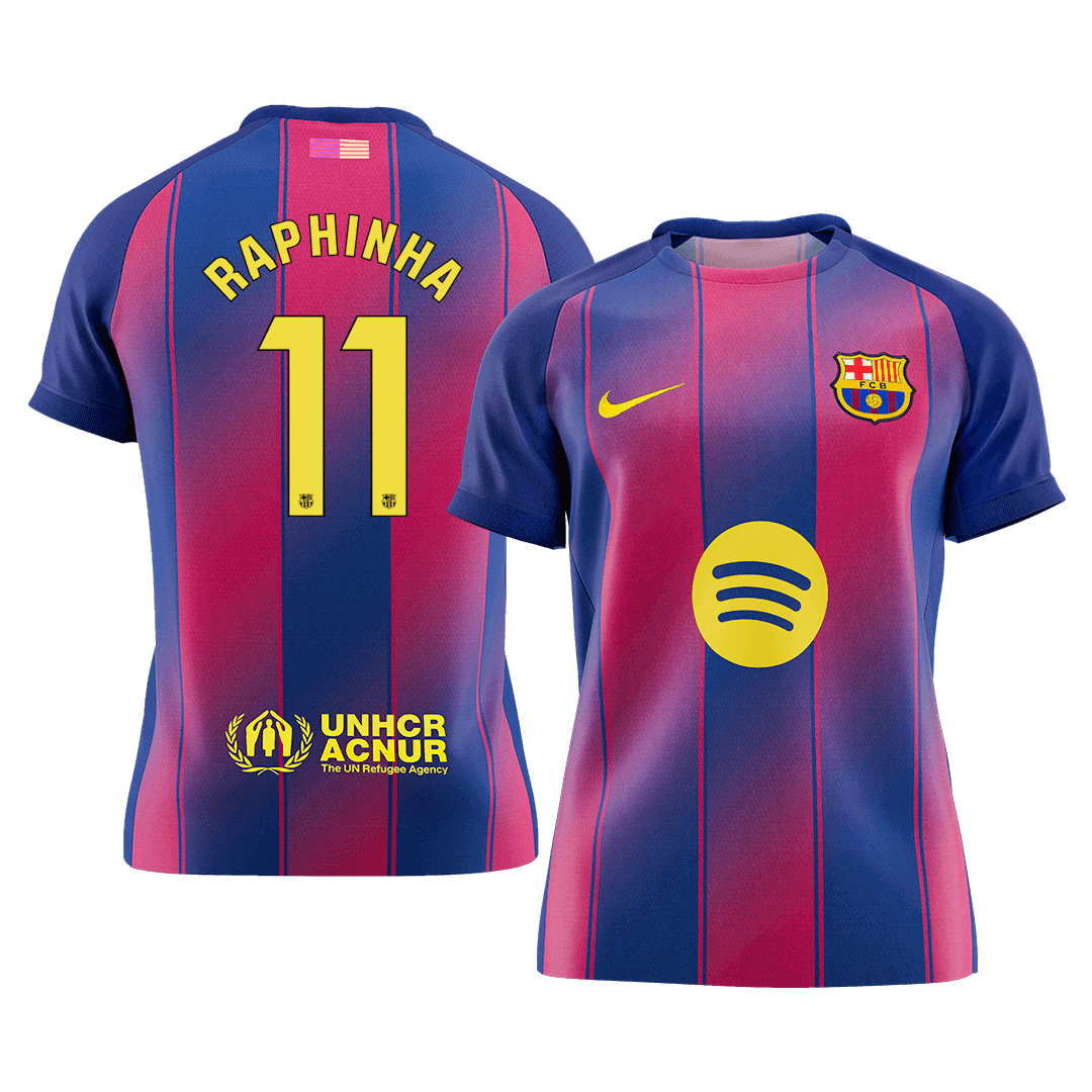 Barcelona RAPHINHA #11 Home Soccer Jersey 2025/26 - Football Shirt | SmartJerseys | Official Quality