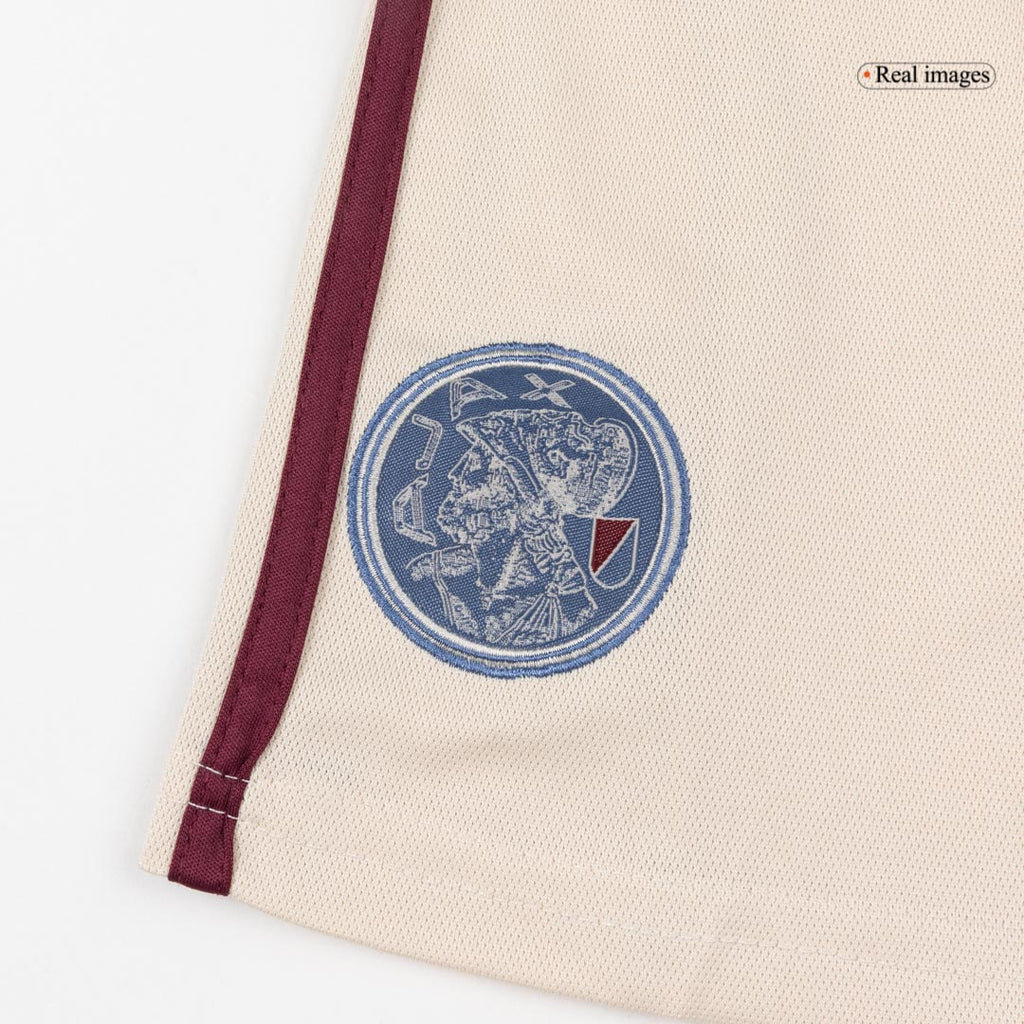Camiseta de fútbol visitante del Ajax para niños, 25/26, color blanco