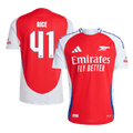 Arsenal RICE #41 Home Soccer Jersey Authentic 2024/25 - UCL Edition - Football Shirt | SmartJerseys | Official Quality
